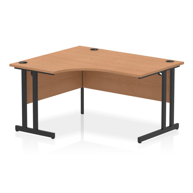 Surge 1400mm Left Crescent Desk Cantilever Leg - Image 16