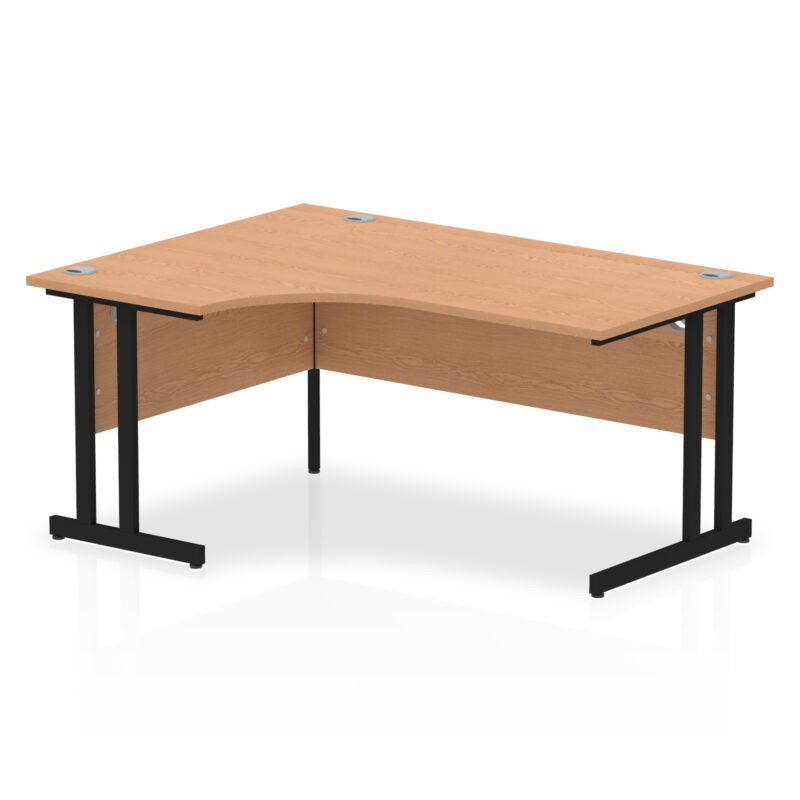 Surge 1600mm Left Crescent Desk Cantilever Leg - Image 16