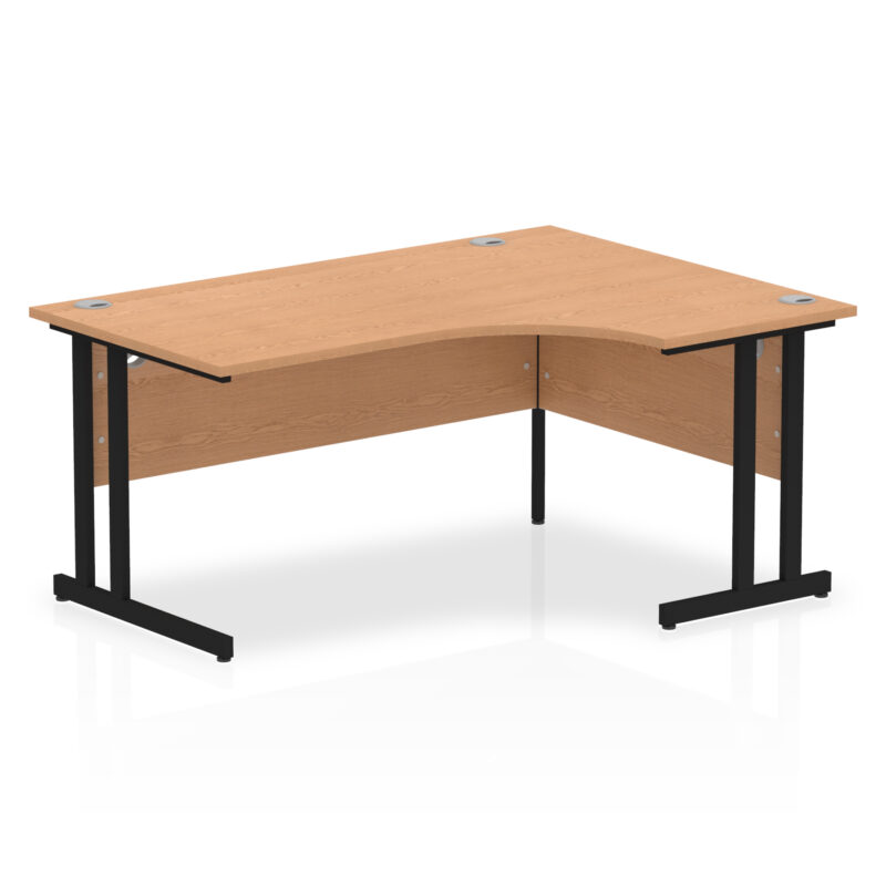 Surge 1600mm Right Crescent Desk Cantilever Leg - Image 16