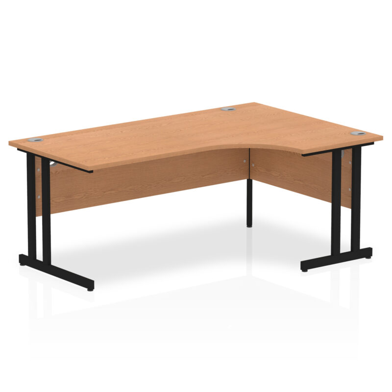 Surge 1800mm Right Crescent Desk Cantilever Leg - Image 16