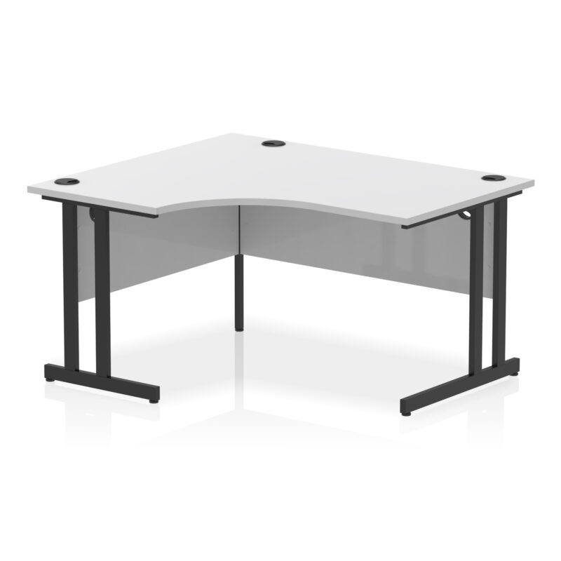 Surge 1400mm Left Crescent Desk Cantilever Leg - Image 18