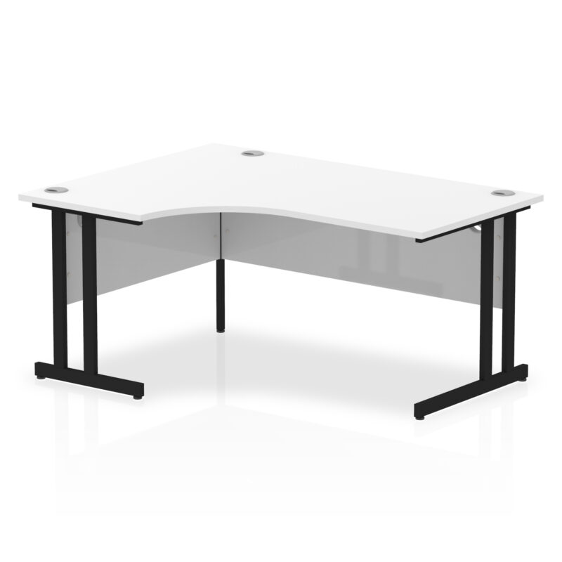 Surge 1600mm Left Crescent Desk Cantilever Leg - Image 18