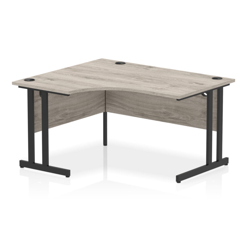Surge 1400mm Left Crescent Desk Cantilever Leg - Image 14