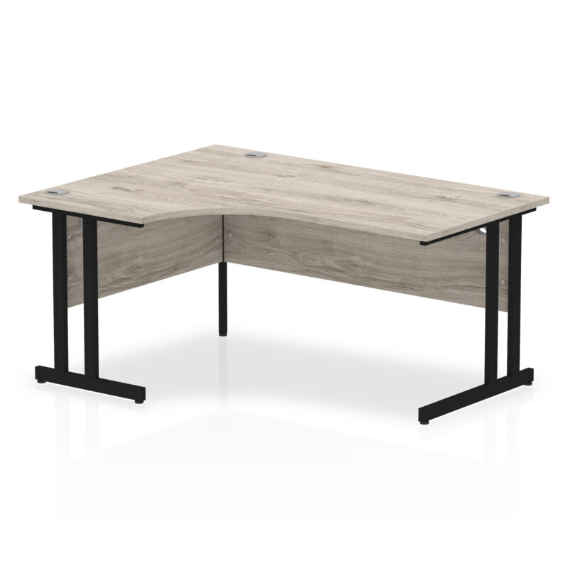 Surge 1600mm Left Crescent Desk Cantilever Leg - Image 14