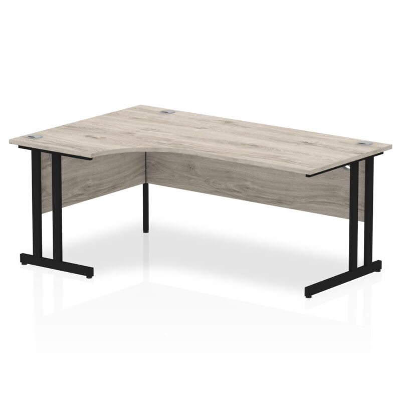 Surge 1800mm Left Crescent Desk Cantilever Leg - Image 14