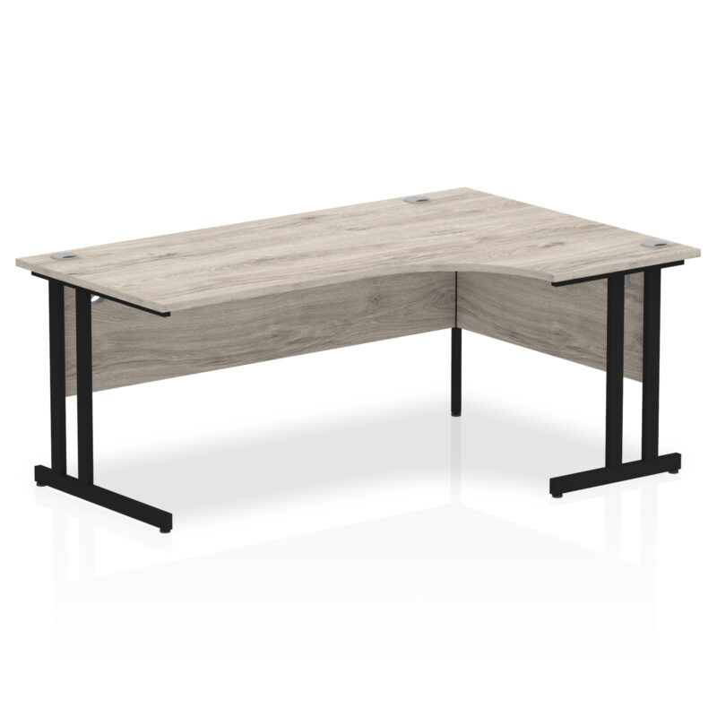 Surge 1800mm Right Crescent Desk Cantilever Leg - Image 14