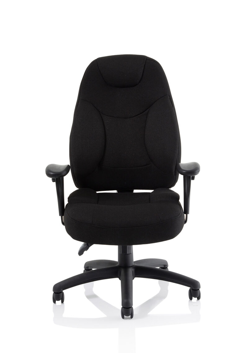 Nebula Medium Back Task Operator Office Chair with Adjustable Arms - Image 2