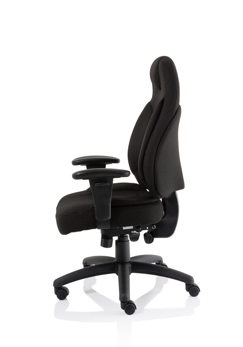 Nebula Medium Back Task Operator Office Chair with Adjustable Arms - Image 4