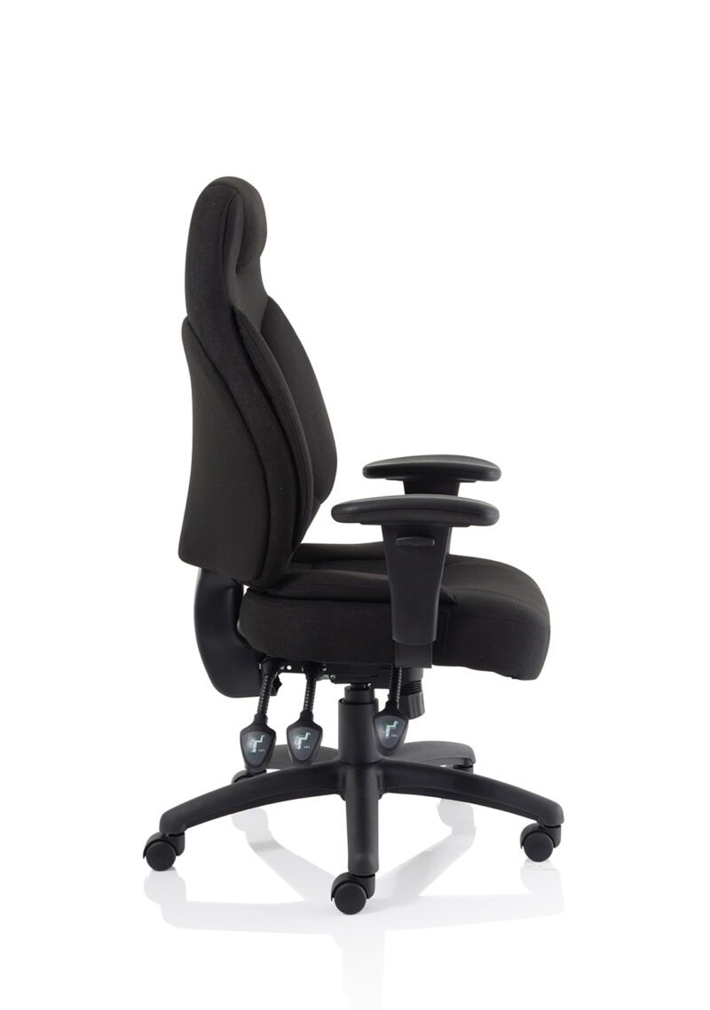 Nebula Medium Back Task Operator Office Chair with Adjustable Arms - Image 8