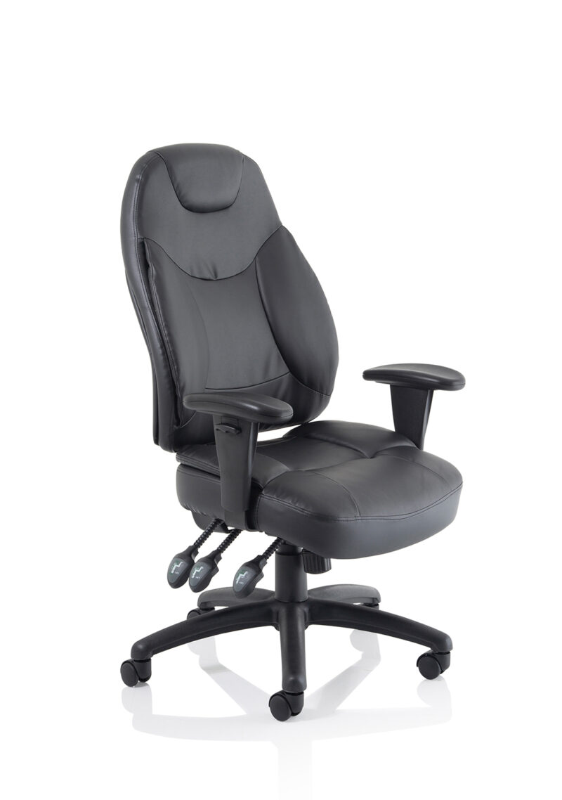 Nebula Medium Back Task Operator Office Chair with Adjustable Arms - Image 9