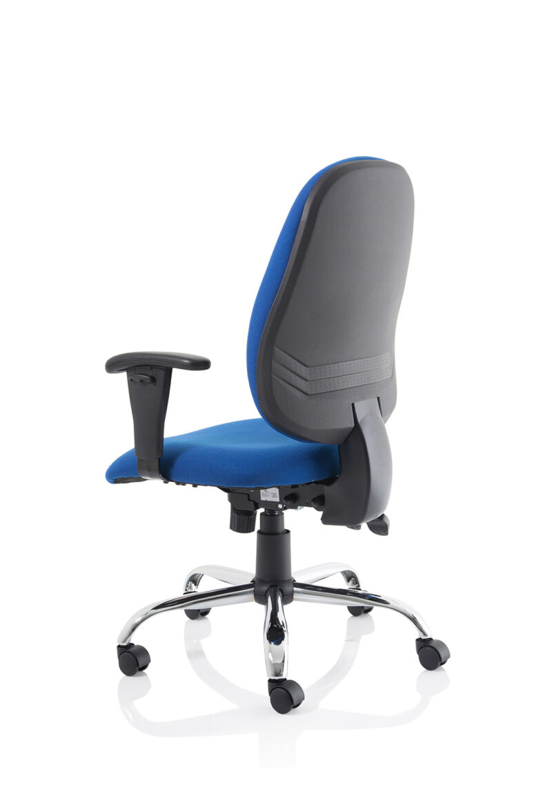 Porto Medium Back Task Operator Office Chair with Height Adjustable Arms - Image 13