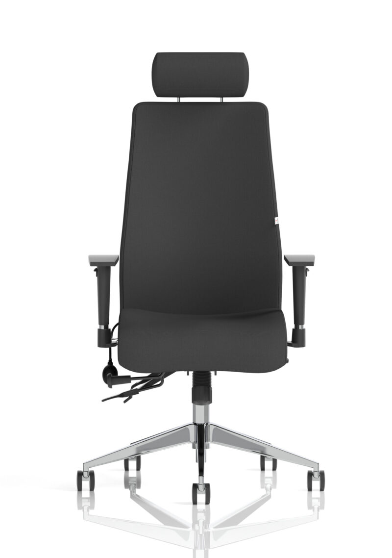 Obsidian High Back Ergonomic Posture Chair with Height Adjustable Arms - Image 10