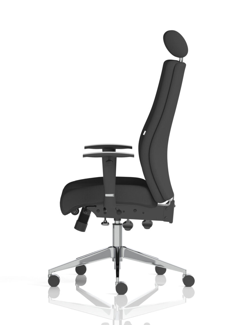Obsidian High Back Ergonomic Posture Chair with Height Adjustable Arms - Image 12
