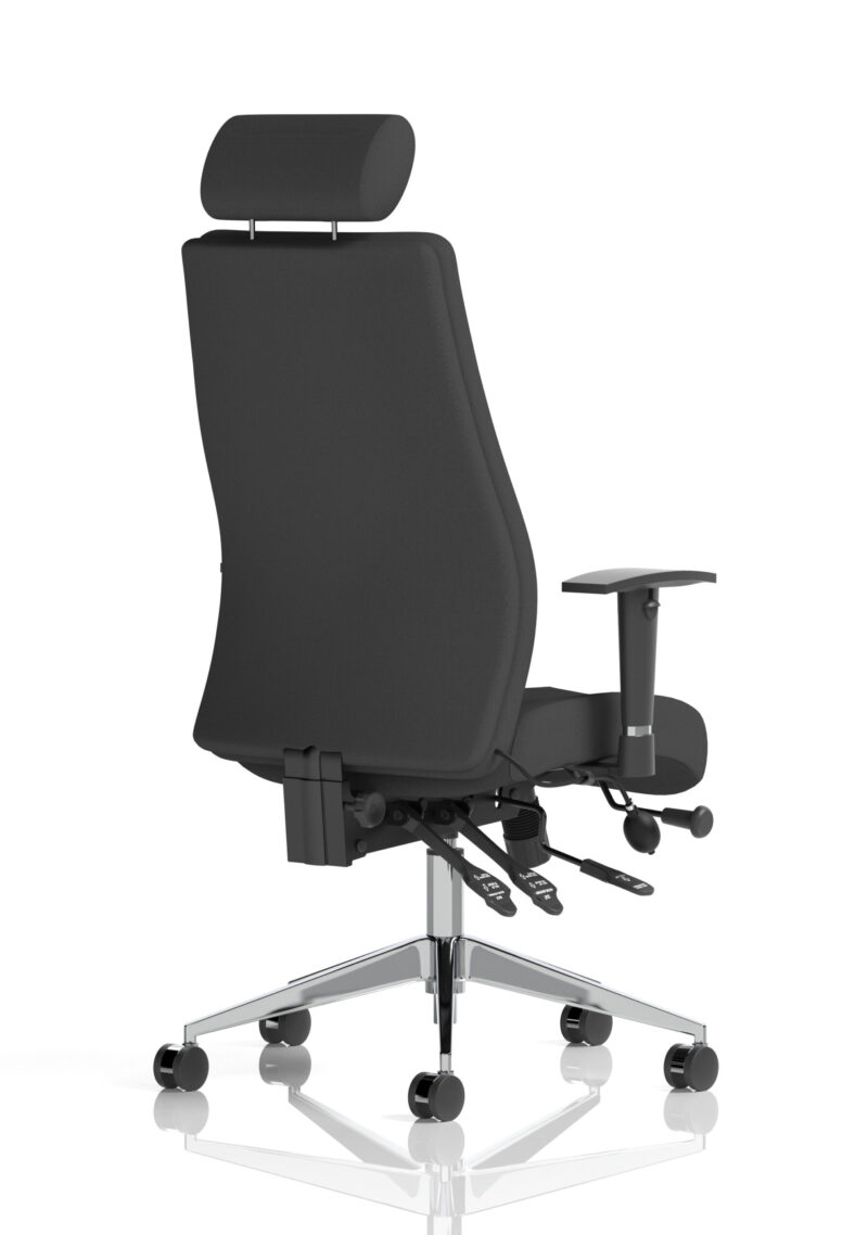 Obsidian High Back Ergonomic Posture Chair with Height Adjustable Arms - Image 15