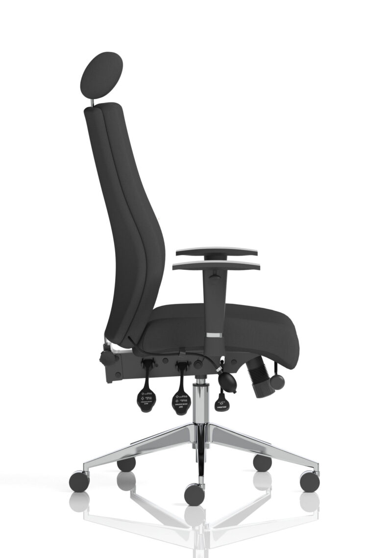 Obsidian High Back Ergonomic Posture Chair with Height Adjustable Arms - Image 16