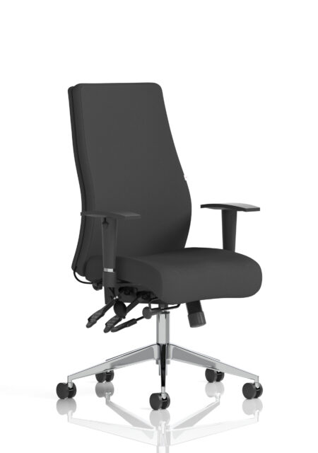 Obsidian High Back Ergonomic Posture Chair with Height Adjustable Arms