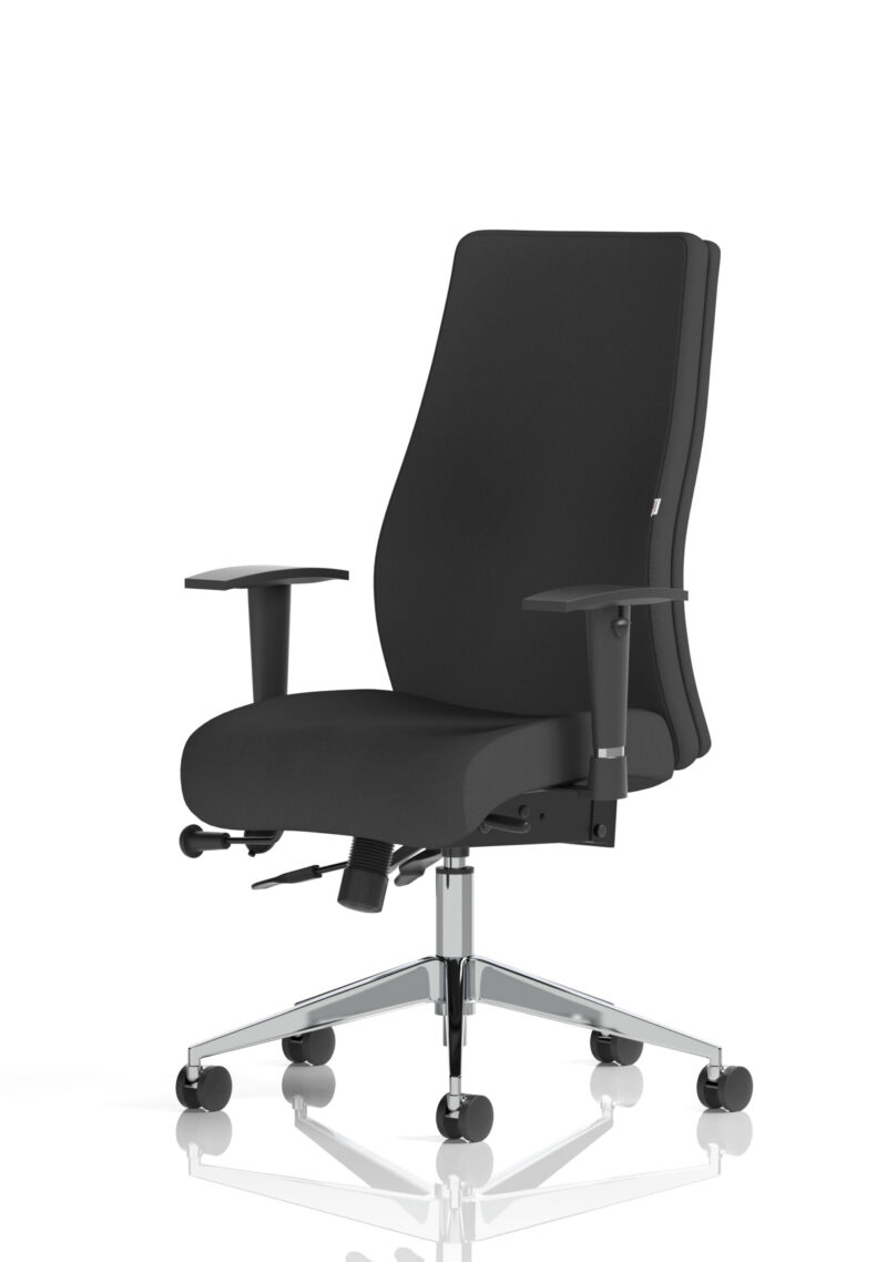 Obsidian High Back Ergonomic Posture Chair with Height Adjustable Arms - Image 3