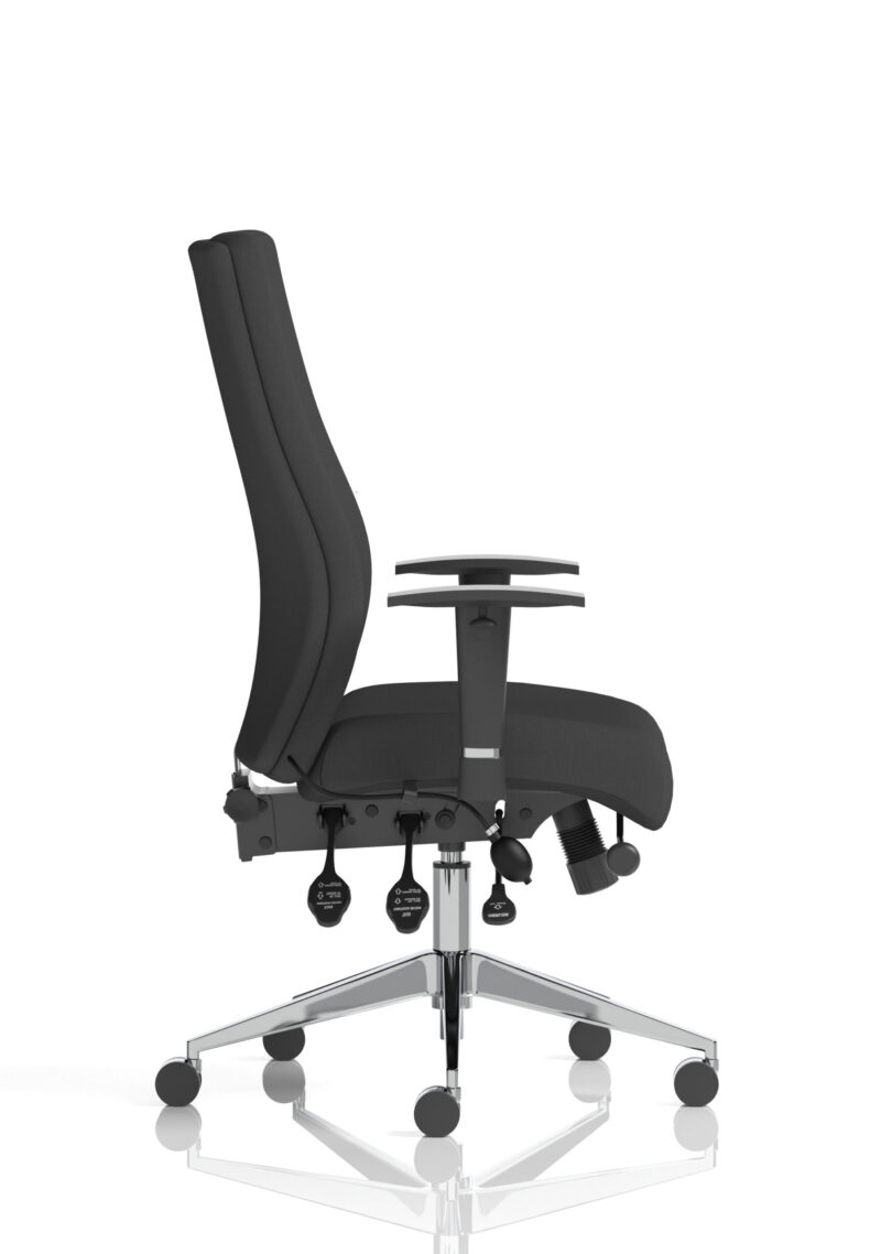 Obsidian High Back Ergonomic Posture Chair with Height Adjustable Arms - Image 8
