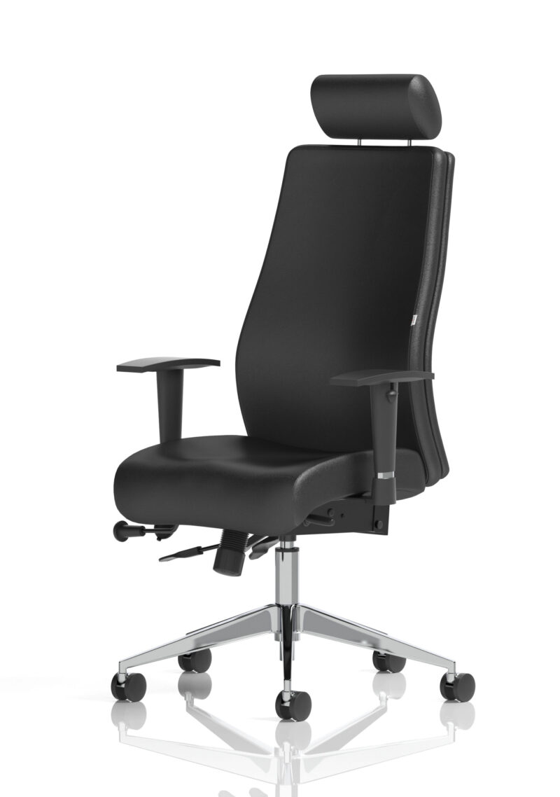 Obsidian High Back Ergonomic Posture Chair with Height Adjustable Arms - Image 27