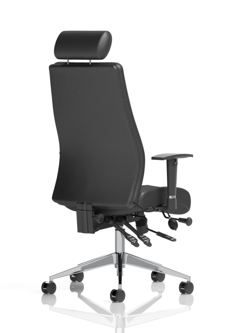 Obsidian High Back Ergonomic Posture Chair with Height Adjustable Arms - Image 31