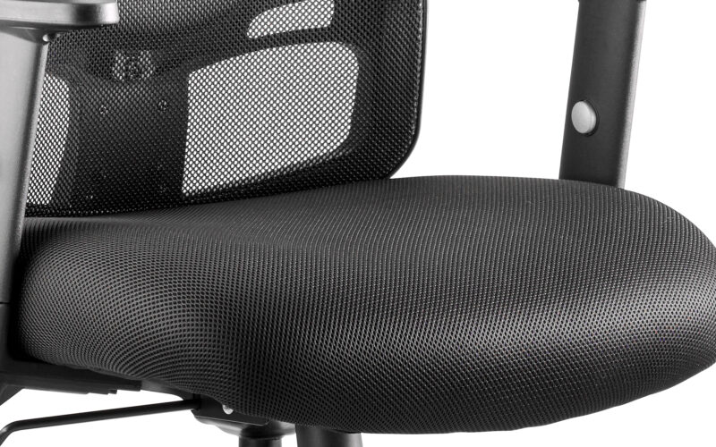 Salem Medium Mesh Back Task Operator Office Chair with Arms - Image 6
