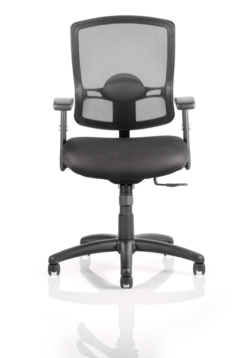 Salem Medium Mesh Back Task Operator Office Chair with Arms - Image 2