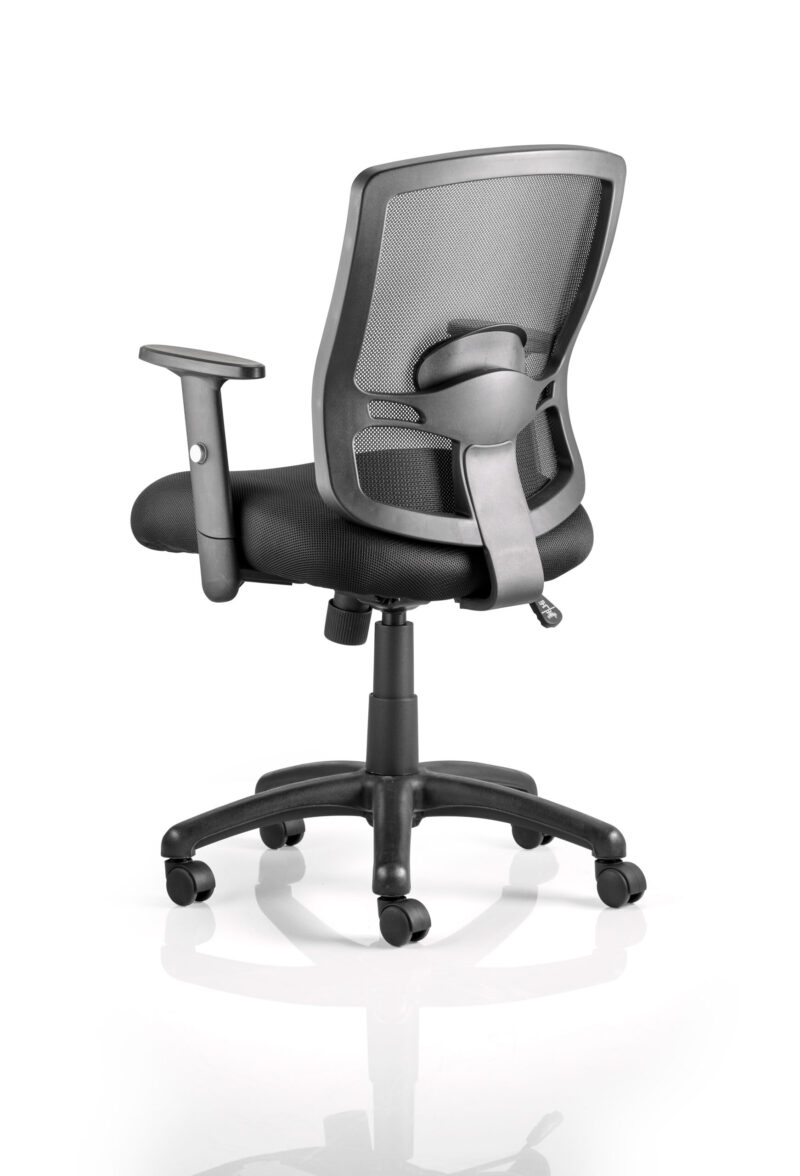 Salem Medium Mesh Back Task Operator Office Chair with Arms - Image 3