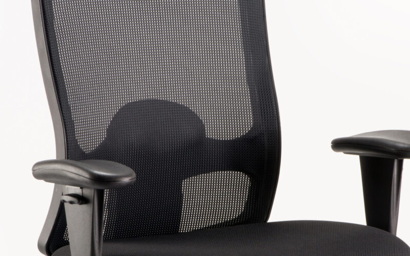 Salem HD High Back Heavy Duty Task Operator Office Chair with Arms - Image 6