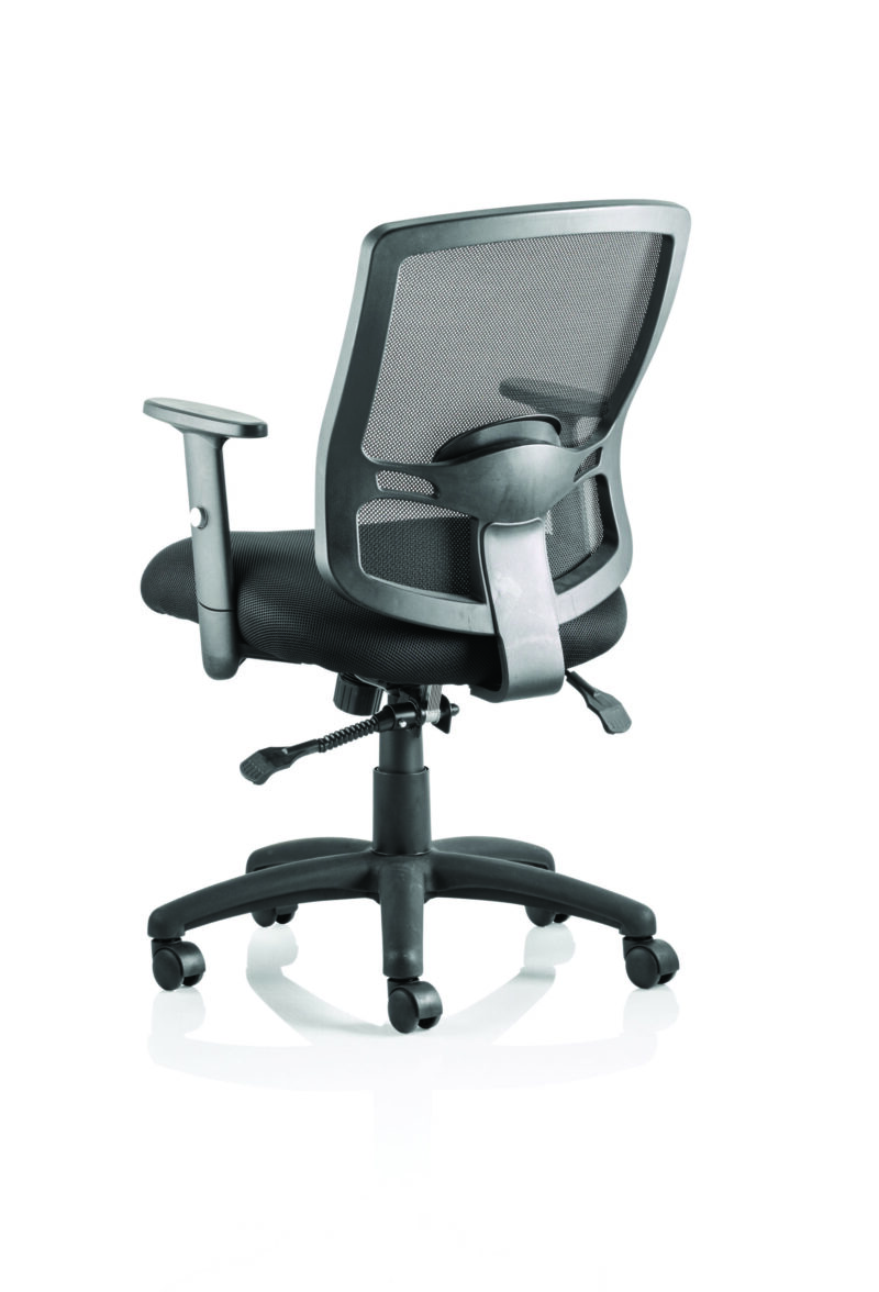 Salem II Medium Mesh Back Task Operator Office Chair with Arms - Image 2