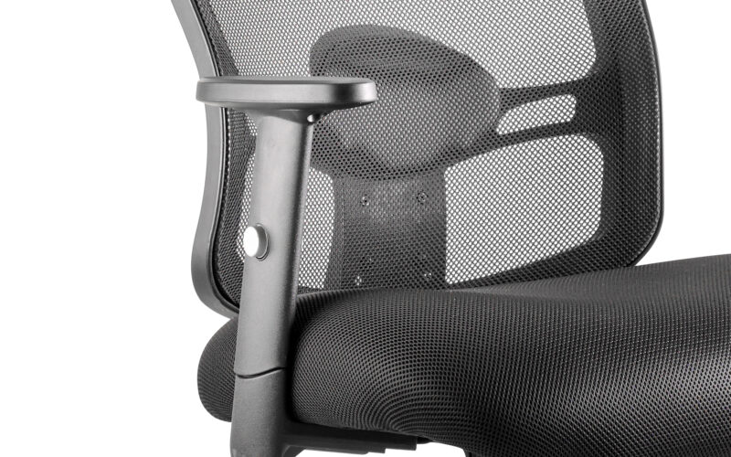 Salem II Medium Mesh Back Task Operator Office Chair with Arms - Image 3