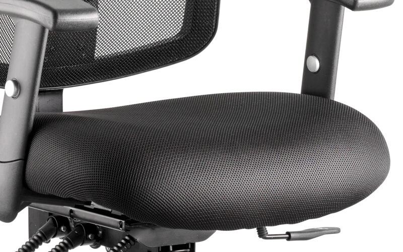 Salem III High Mesh Back Task Operator Office Chair with Arms - Image 7