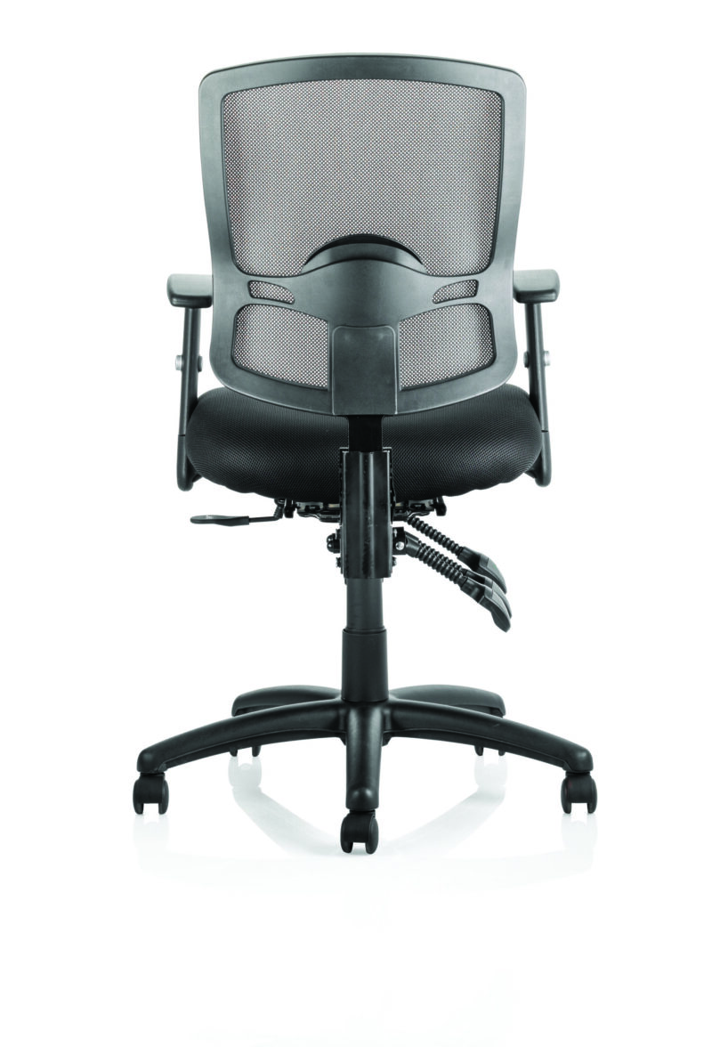 Salem III High Mesh Back Task Operator Office Chair with Arms - Image 3