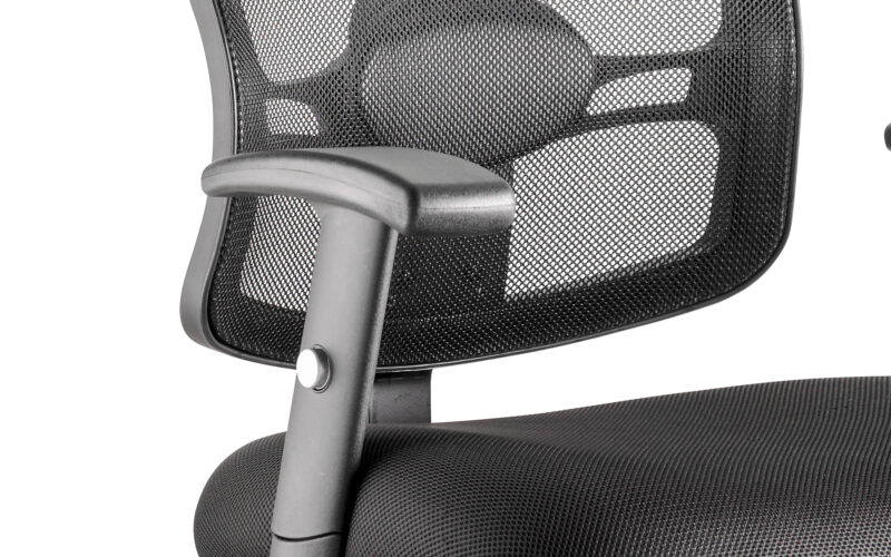 Salem III High Mesh Back Task Operator Office Chair with Arms - Image 5