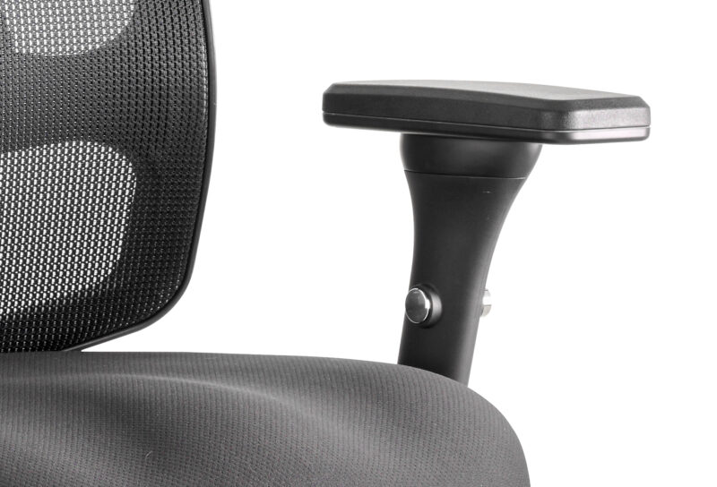 Monarch High Mesh Back Ergonomic Task Operator Office Chair with Arms - Image 7