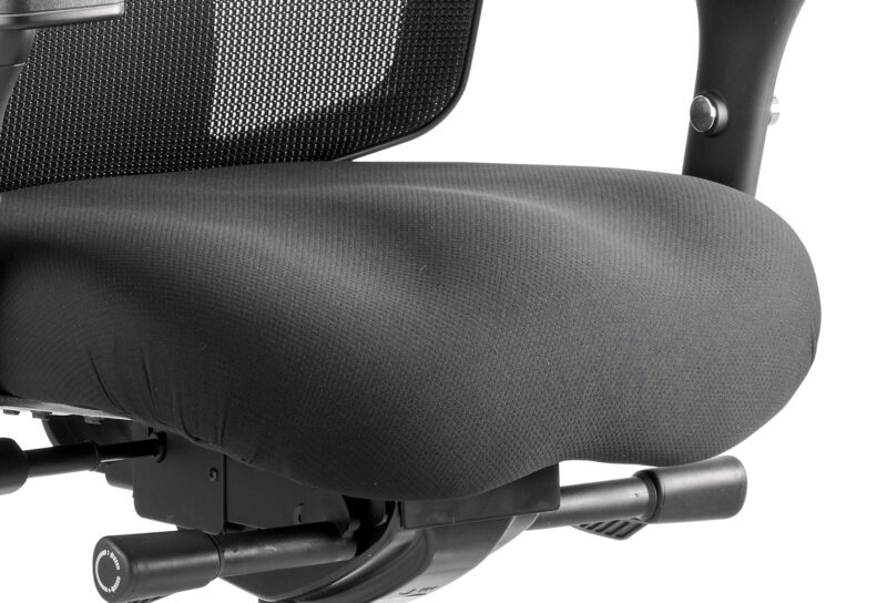 Monarch High Mesh Back Ergonomic Task Operator Office Chair with Arms - Image 8