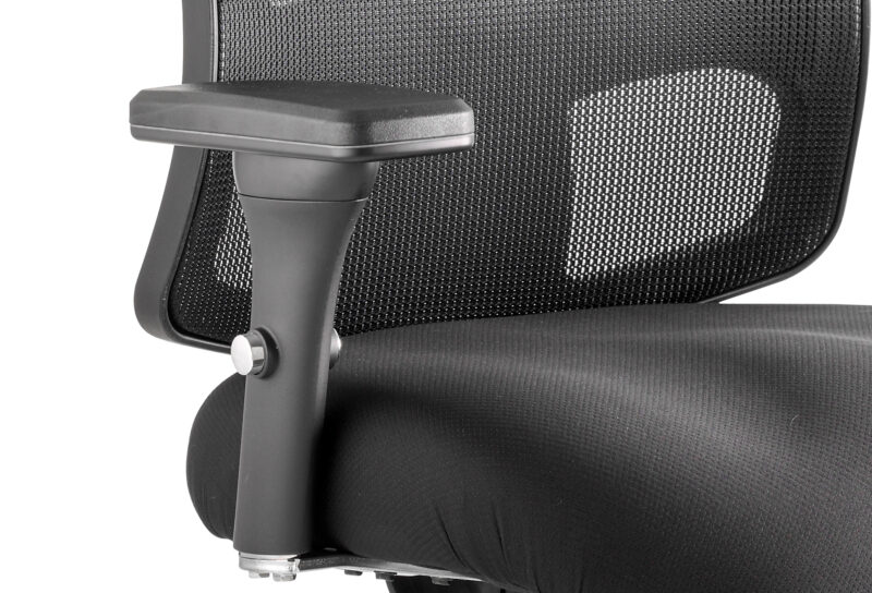 Monarch High Mesh Back Ergonomic Task Operator Office Chair with Arms - Image 6