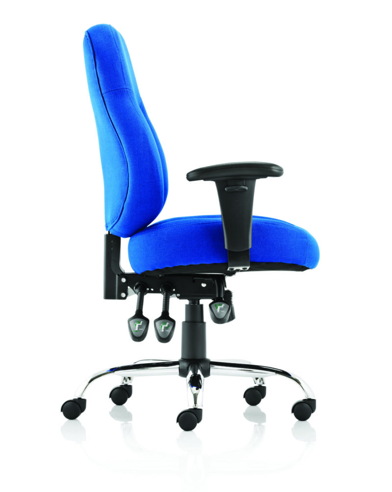 Thunder High Back Task Operator Office Chair with Arms - Image 8