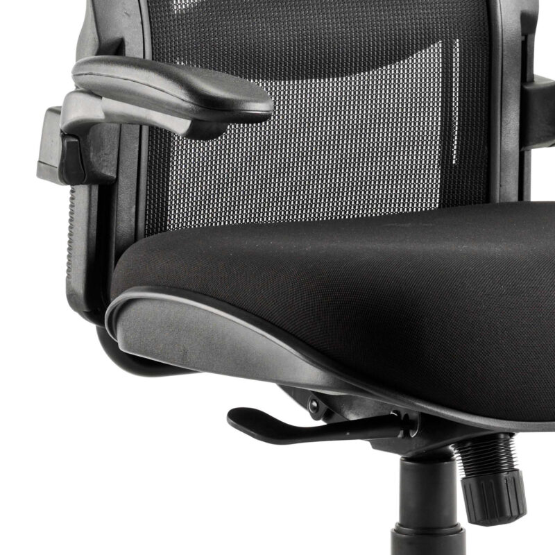 DallasX High Mesh Back Heavy Duty Task Operator Office Chair with Arms - Image 2