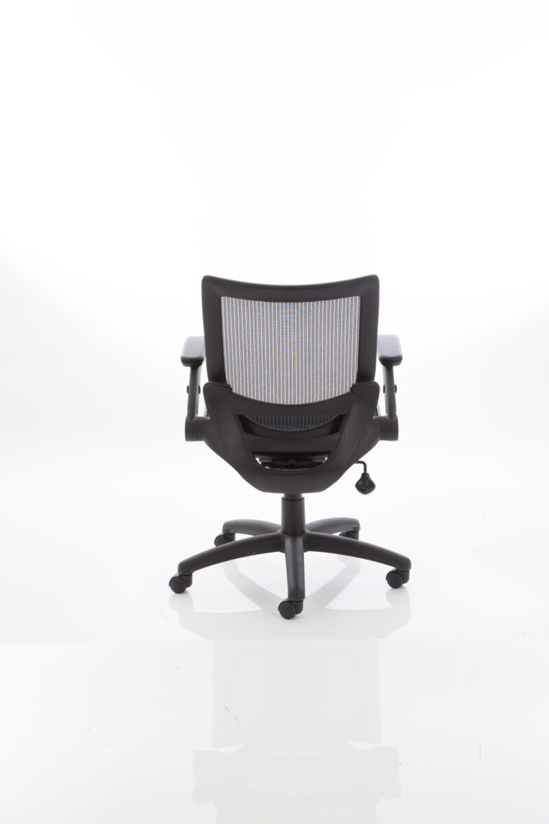 MaxPro Medium Mesh Back Task Operator Office Chair with Folding Arms - Image 3
