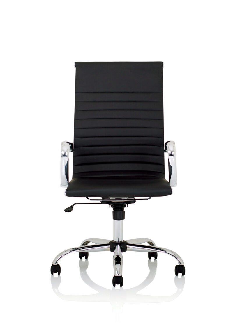 Orleans Black Leather Executive Office Chair with Arms - Image 7
