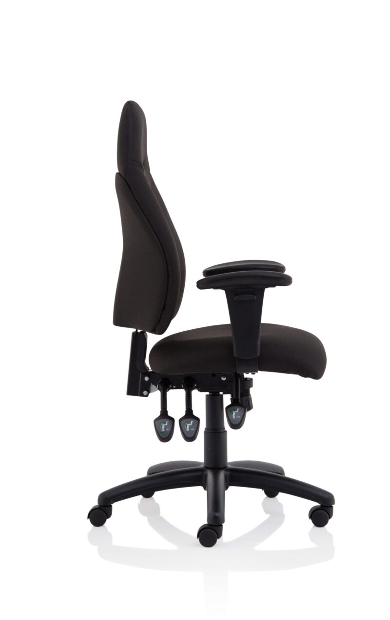 Eve High Back Task Operator Chair with Arms - Image 8