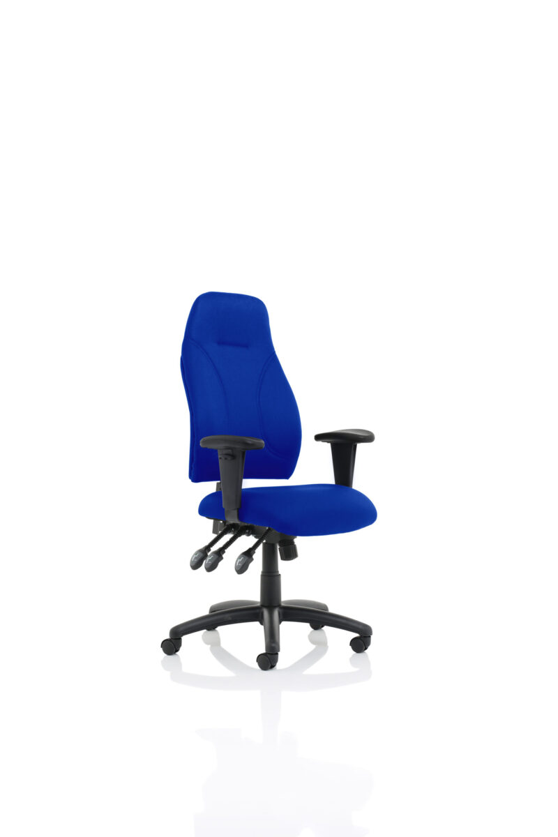 Eve High Back Task Operator Chair with Arms - Image 9