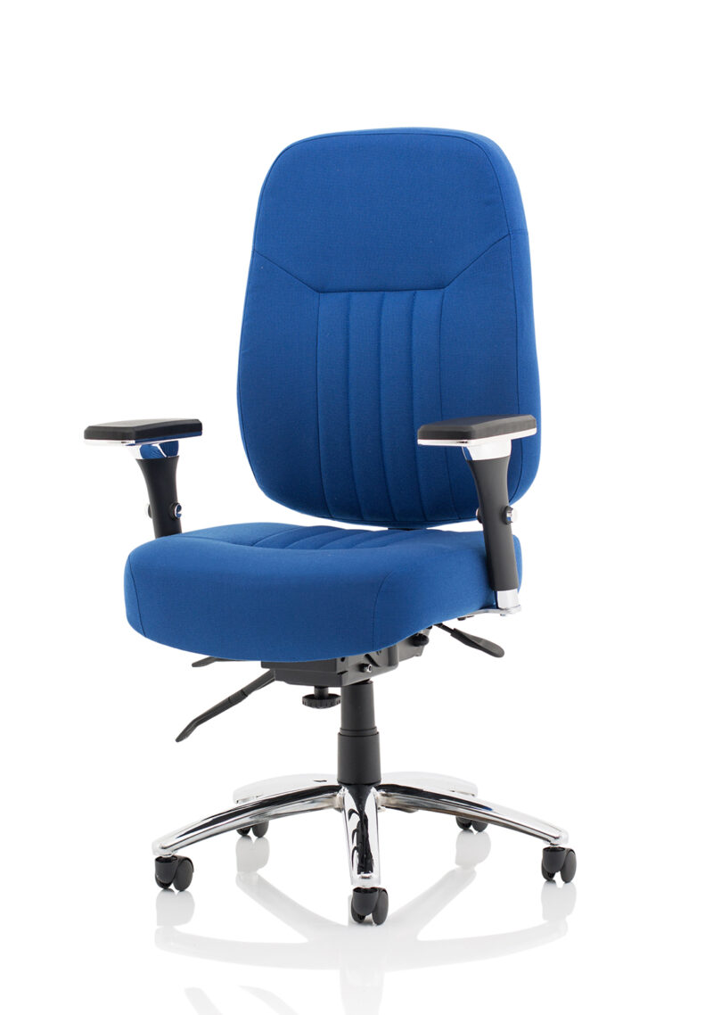 Valenca Deluxe High Back Task Operator Office Chair with Arms - Image 19