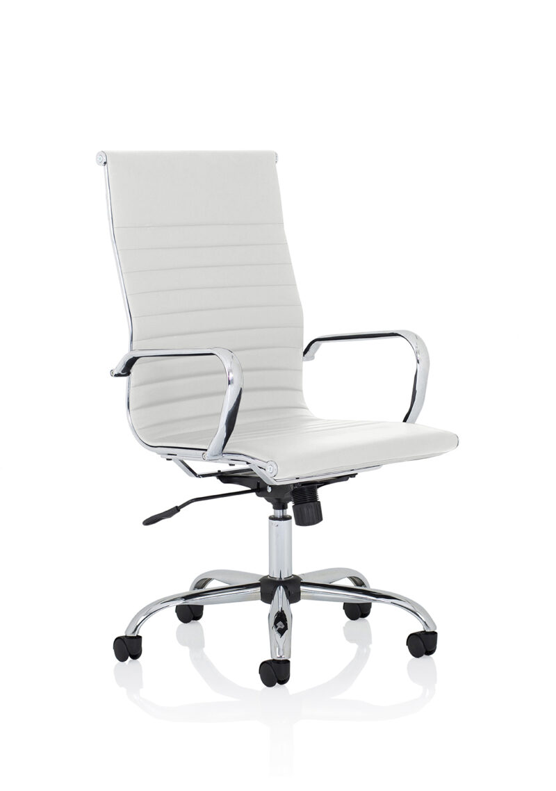 Orleans Black Leather Executive Office Chair with Arms - Image 13