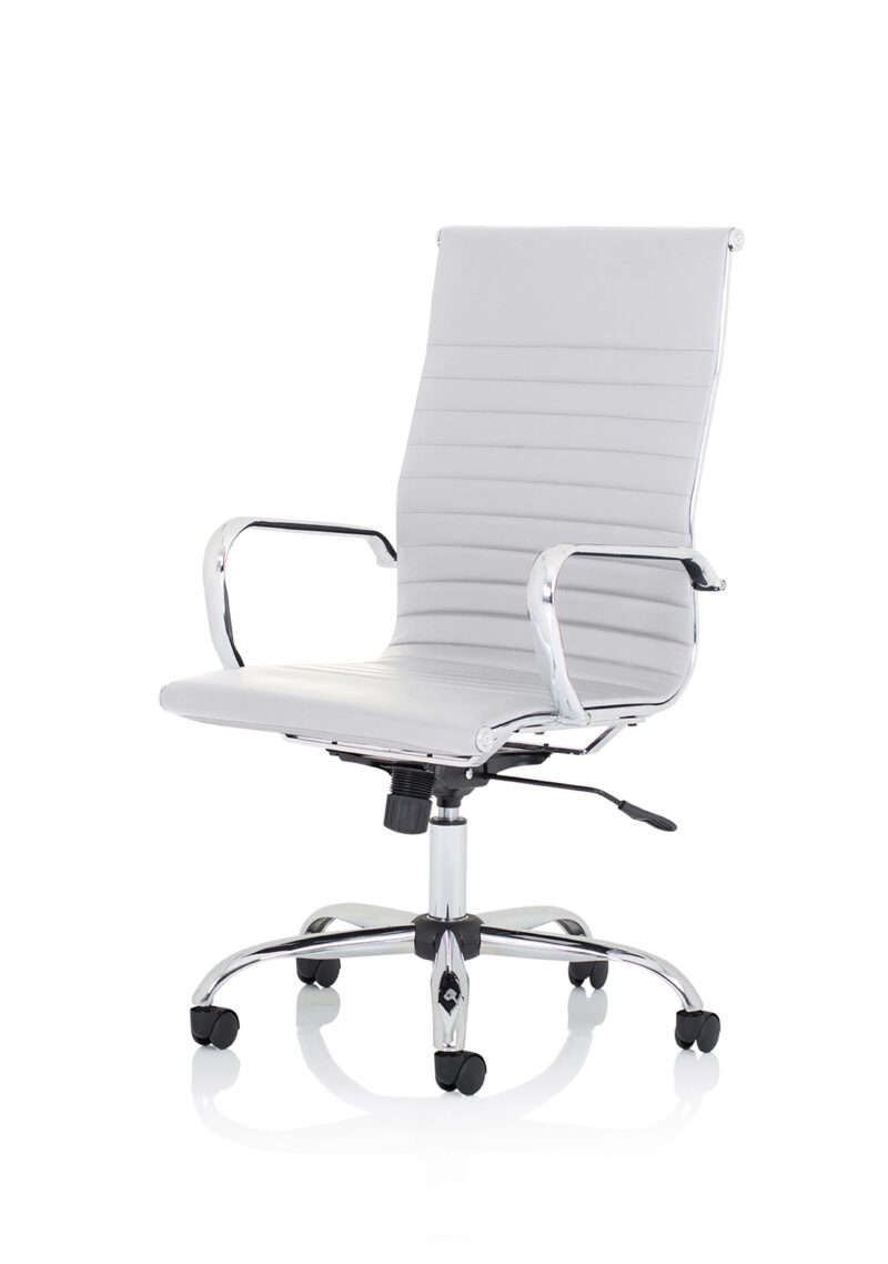 Orleans Black Leather Executive Office Chair with Arms - Image 14