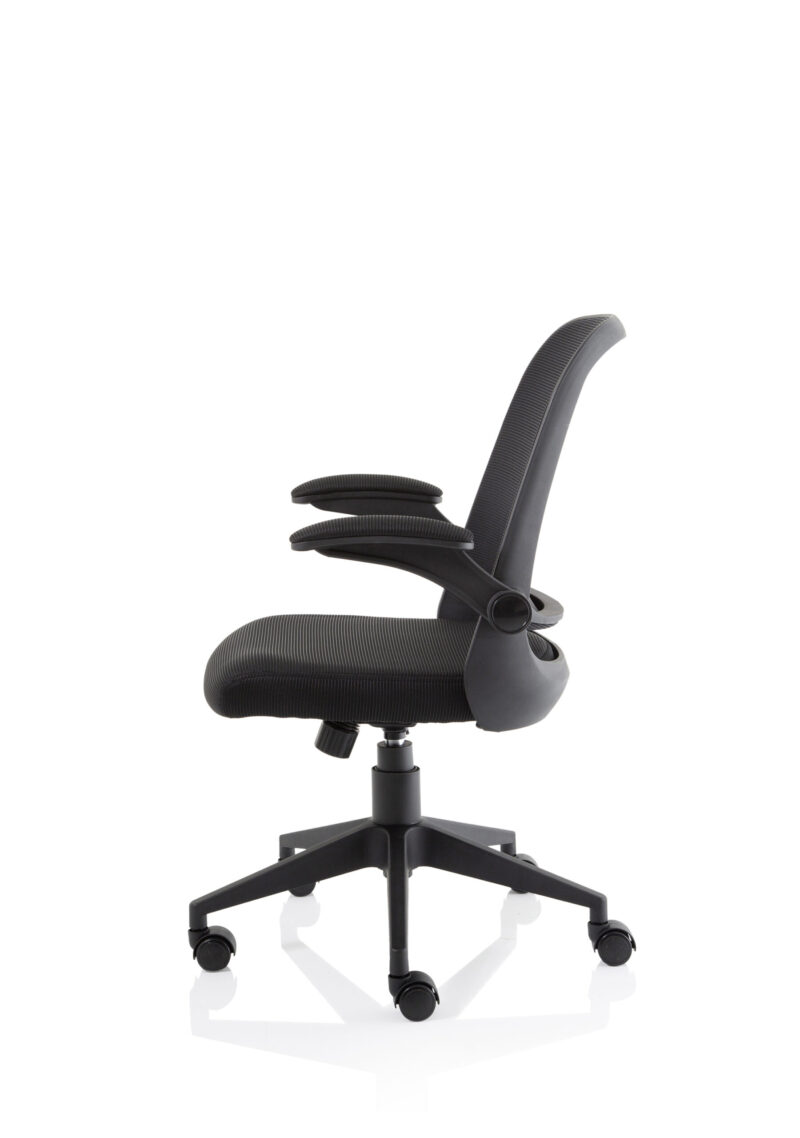 Team Task Operator Mesh Chair With Folding Arms - Image 4