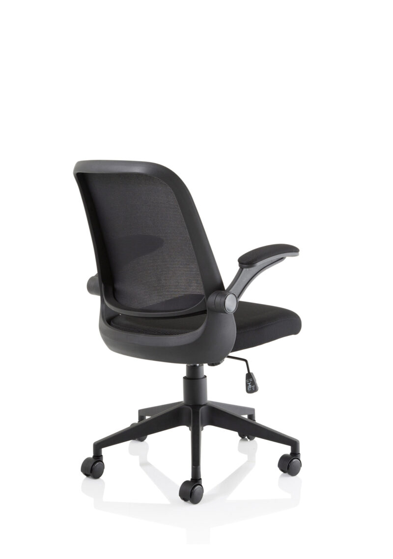 Team Task Operator Mesh Chair With Folding Arms - Image 7