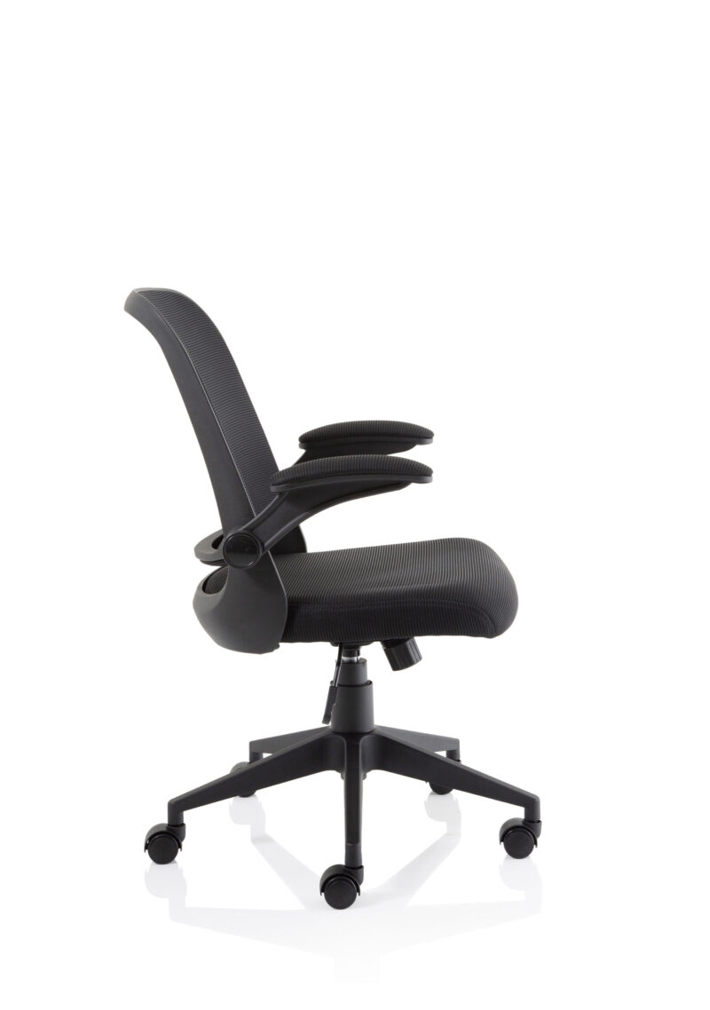 Team Task Operator Mesh Chair With Folding Arms - Image 8