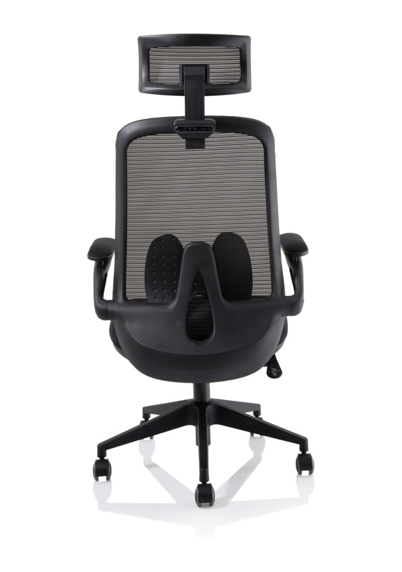 Alpha Executive Mesh Chair With Folding Arms - Image 6
