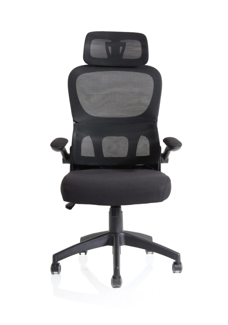 Bloom Task Operator Mesh Back Fabric Seat With Headrest - Image 2